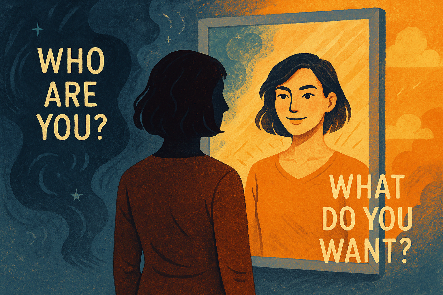 Identity coaching ("Who are you? What do you want?") Guide